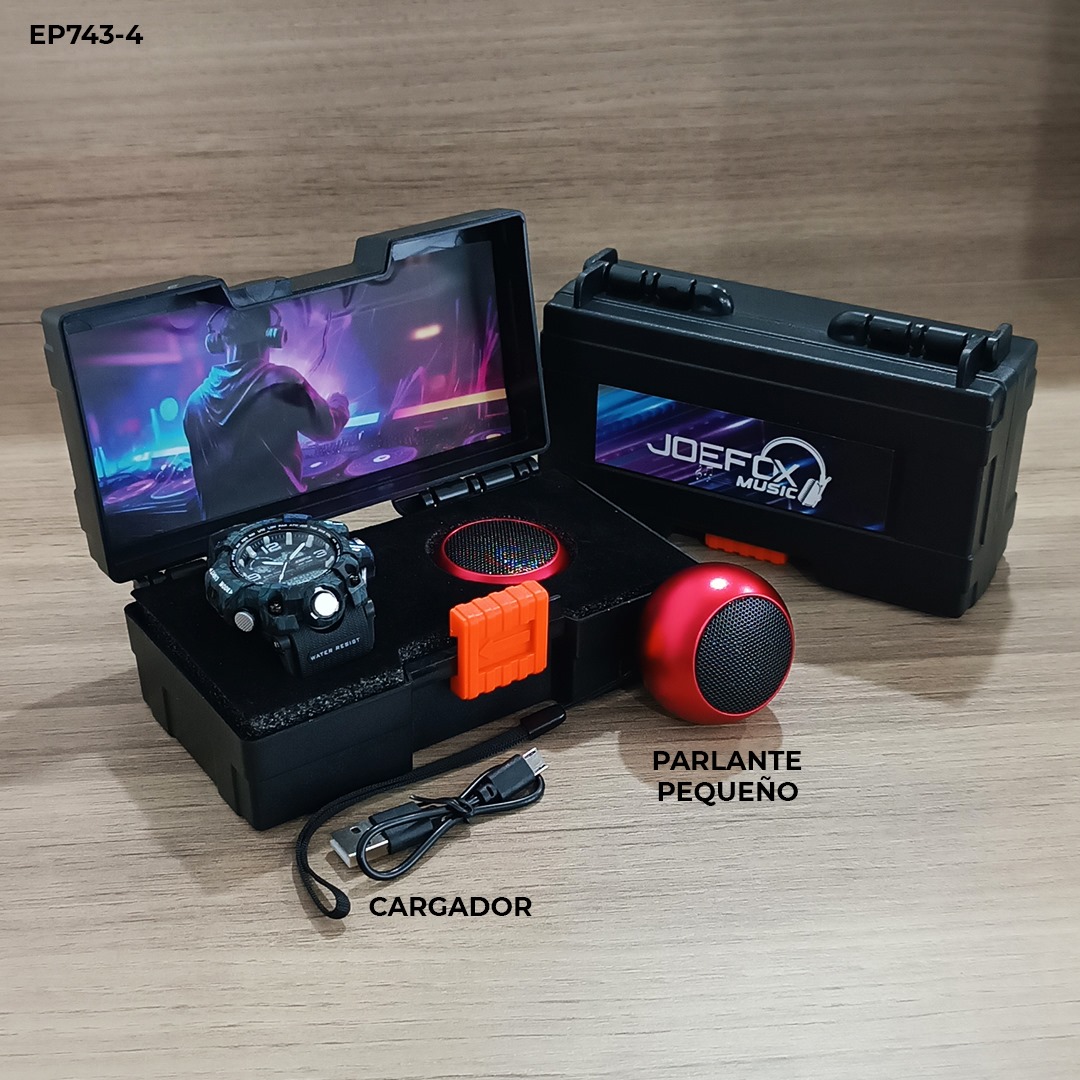 Miniatura 6 de EP743 JOEFOX 1523 + PARLANTE + ESTUCHE